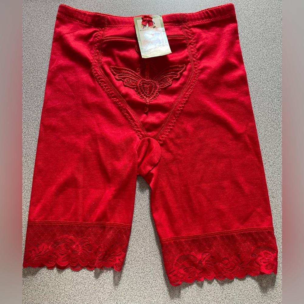 Red Lace Bicycle Short Style Underwear